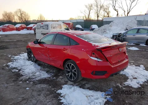 2019 Honda Civic Sport из США, поврежденный, VIN 2HGFC2F85KH524271